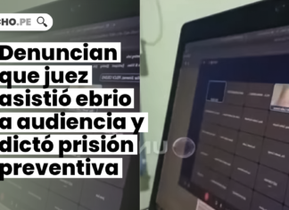 Denuncian que juez asistió ebrio a audiencia y dictó prisión preventiva