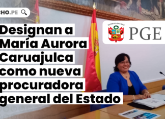 Designan a María Aurora Caruajulca como nueva procuradora general del Estado en reemplazo de Daniel Soria
