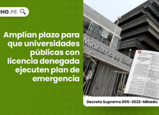 Amplían plazo para que universidades públicas con licencia denegada ejecuten plan de emergencia