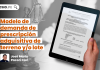 Modelo de demanda de prescripción adquisitiva de terreno y/o lote
