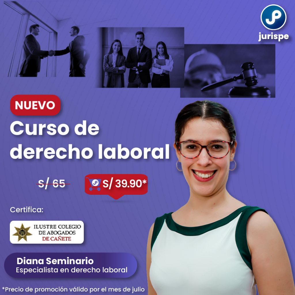 «Curso De Derecho Laboral». Precio Corporativo De 59.90 Soles | LP