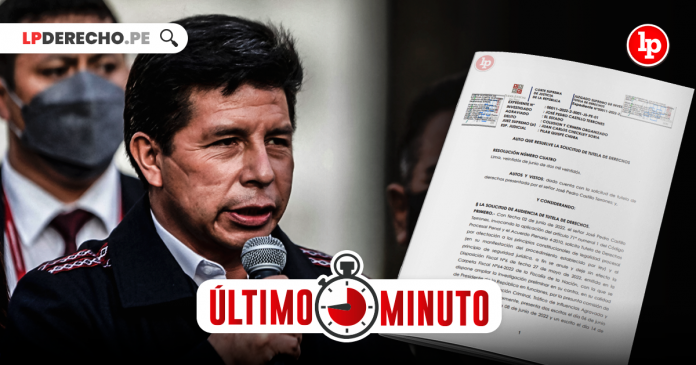 Lo Último Declaran Infundada Tutela De Derechos Del Presidente Pedro Castillo Lp 1150