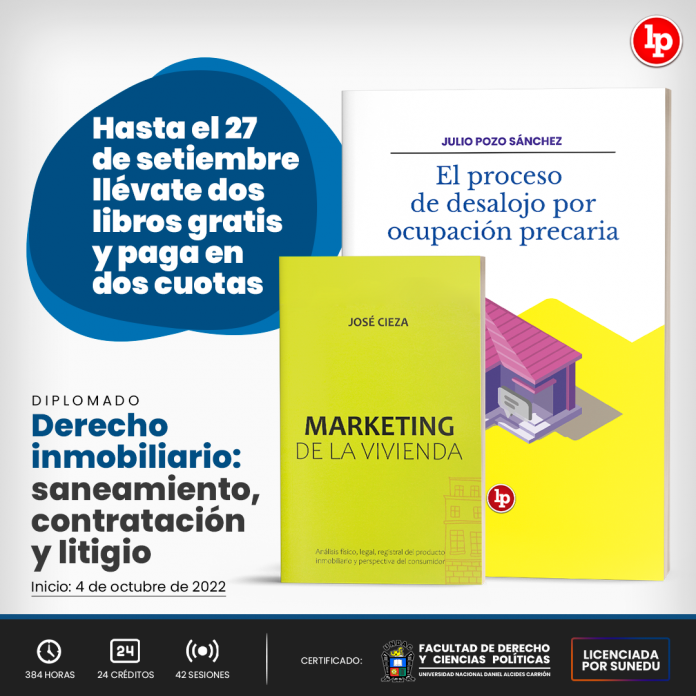 Diplomado Completo De Derecho Inmobiliario: Saneamiento, Contratación Y ...