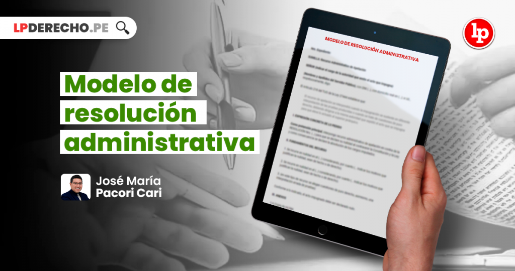Modelo De Resolución Administrativa Lp Modelo De Resolución Administrativa Lp