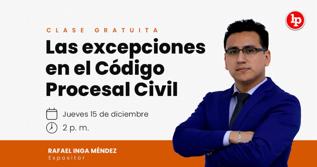 Clase Gratuita Sobre Las Excepciones En El Código Procesal Civil Deja Tu Whatsapp Para Recibir 9492