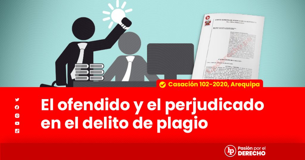 El Ofendido Y El Perjudicado En El Delito De Plagio [Casación 102-2020 ...