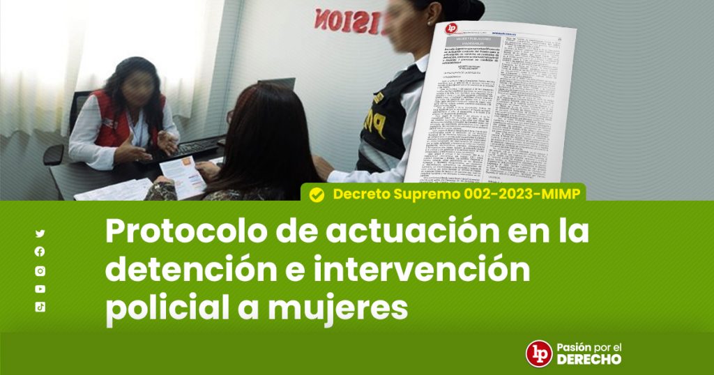 Protocolo De Actuación En La Detención E Intervención Policial A