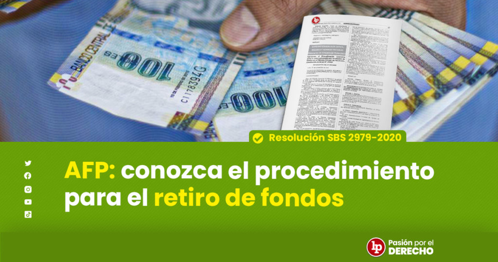 AFP conozca el procedimiento para el retiro de fondos [Resolución SBS