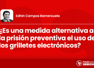¿Es una medida alternativa a la prisión preventiva el uso de los grilletes electrónicos?