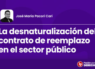 La desnaturalización del contrato de reemplazo en el sector público