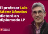 ÚLTIMO: Luis Sáenz Dávalos dictará en diplomado LP sobre Derecho constitucional, procesal constitucional y DD. HH.