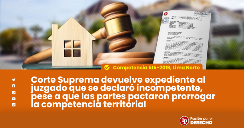 Corte Suprema Devuelve Expediente Al Juzgado Que Se Declaró ...