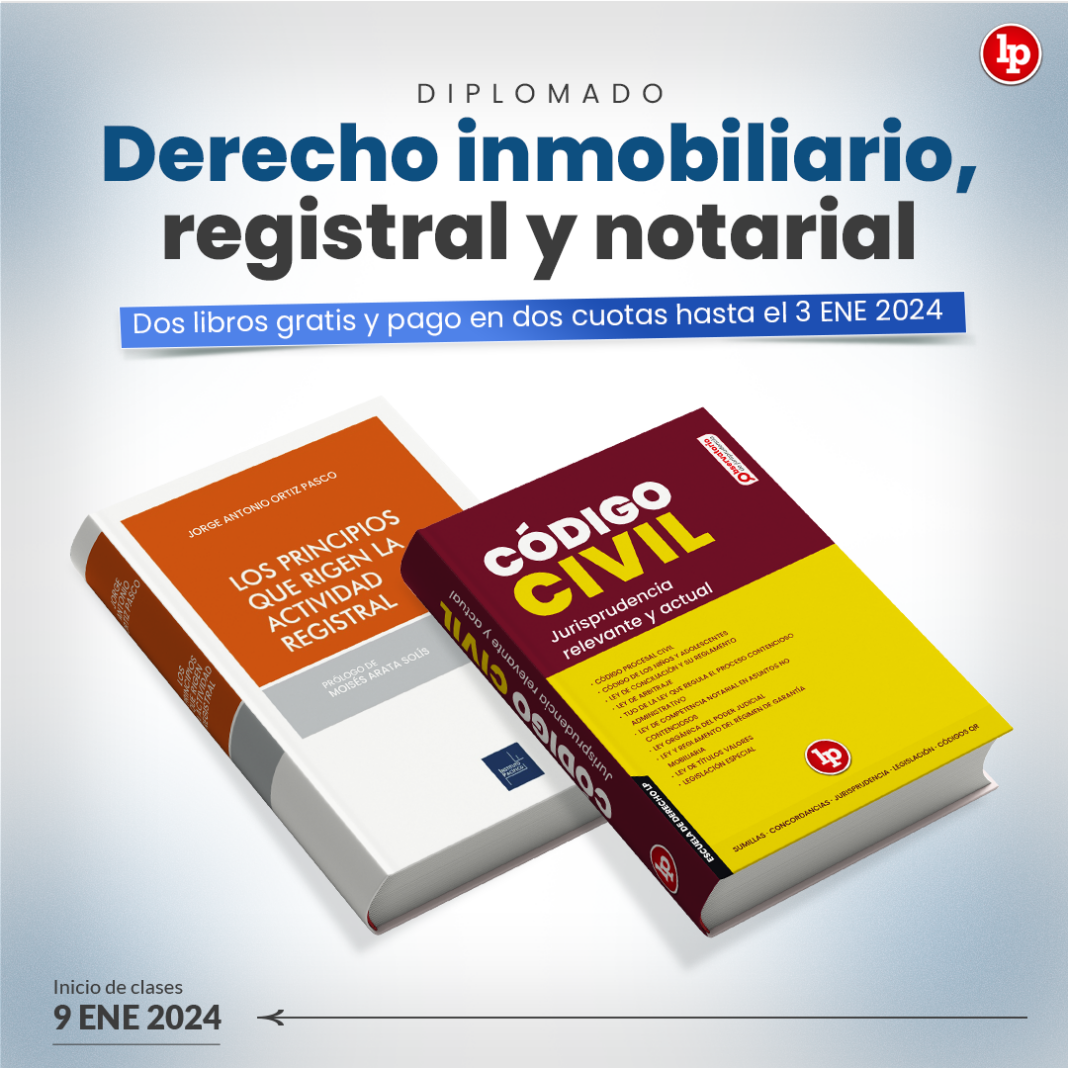 Diplomado Derecho Inmobiliario, Registral Y Notarial. Inicio: 9 De ...