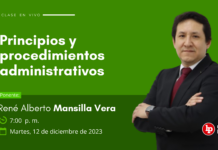 Clase gratuita: Principios y procedimientos administrativos. Deja tu WhatsApp y recibe diapositivas