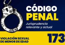 Jurisprudencia del artículo 173 del Código Penal.- Violación sexual de menor de edad