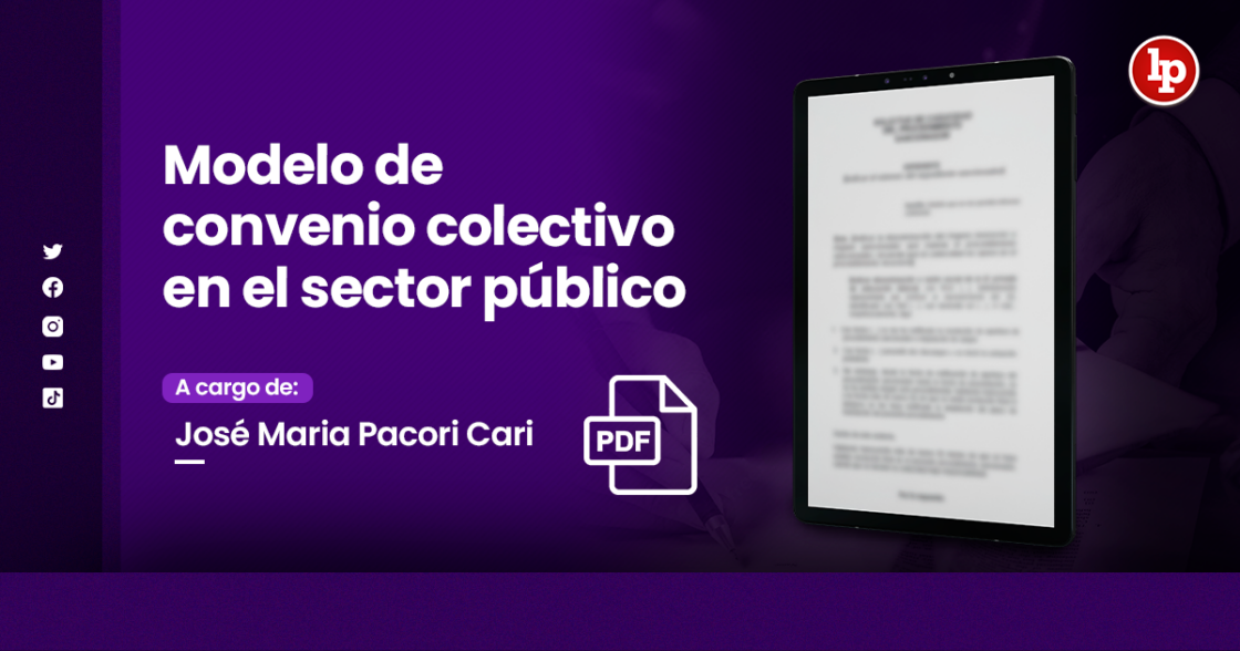 Modelo De Convenio Colectivo En El Sector Público | LP