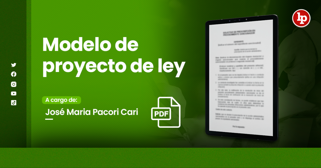 Modelo De Proyecto De Ley | LP