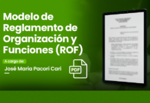Modelo de Reglamento de Organización y Funciones (ROF)