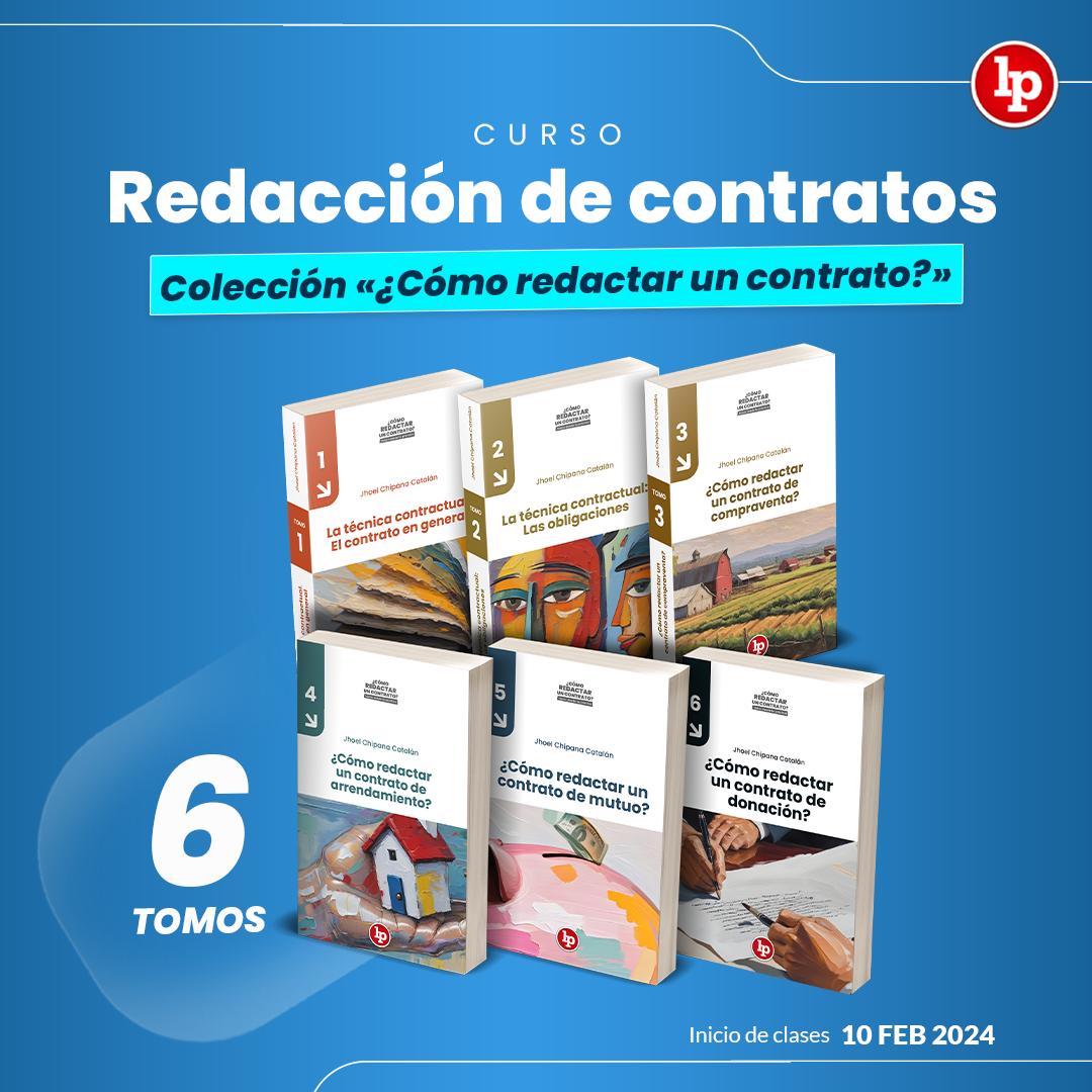 Curso Redacción de contratos. Colección de seis libros gratis hasta 6 FEB