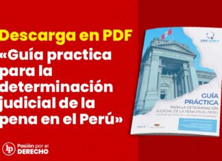 Guía determinación judicial pena
