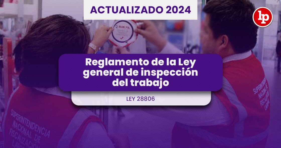 Reglamento De La Ley General De Inspección Del Trabajo [actualizado ...