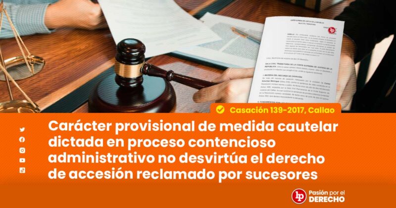 Carácter Provisional De Medida Cautelar Dictada En Proceso Contencioso ...