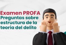 Examen PROFA: 21 preguntas sobre estructura de la teoría del delito