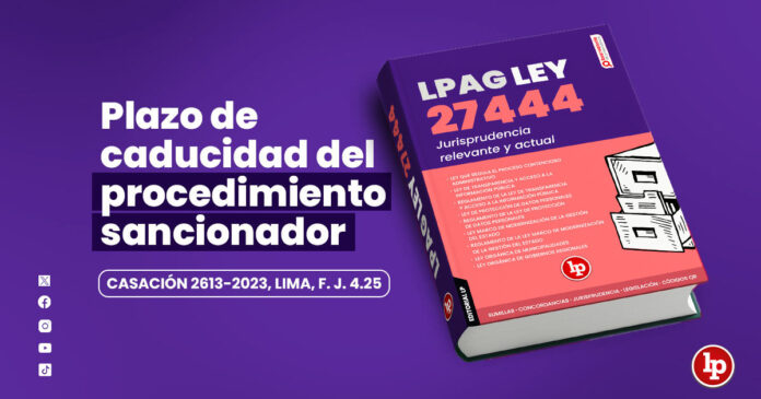 Banner post juris administrativo_plazo de caducidad del procedimiento sancionador_ ley27444_LP