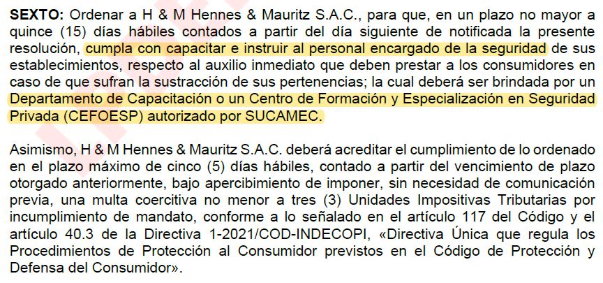 H&M Perú