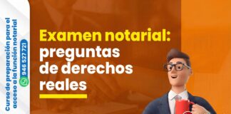 Examen notarial: 15 preguntas de derechos reales tomadas previamente. ¿Puedes resolverlas?