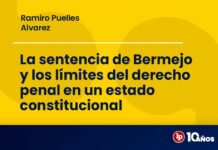 La sentencia de Bermejo y los límites del derecho penal en un estado constitucional