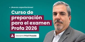 Curso de preparación para el examen Profa 2026. Hasta 8 ENE libros gratis y pago en dos cuotas