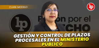 Clase modelo sobre la gestión y control de plazos procesales en el Ministerio Público
