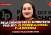 Clase modelo sobre la relación entre el Ministerio Público, el Poder Judicial y la defensa