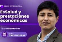 Clase gratuita sobre EsSalud y prestaciones económicas. Llena el formulario para recibir las diapositivas
