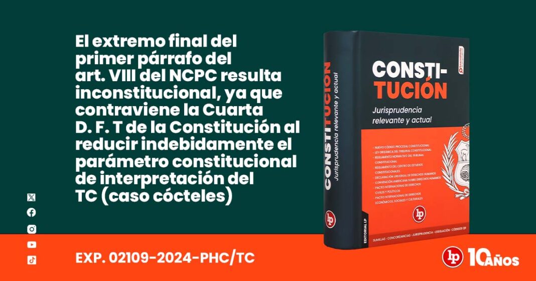 FUNDAMENTO-VOTO-ART VIII-NCPC2-LPDERECHO