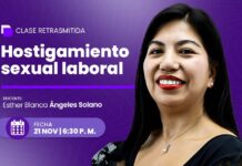 Clase gratuita sobre hostigamiento sexual laboral. Llena el formulario para recibir las diapositivas