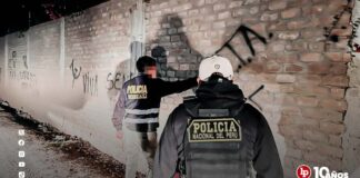 Inician diligencias preliminares por pintas alusivas a Sendero Luminoso y al MRTA