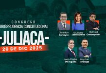 Congreso de Jurisprudencia Constitucional en Juliaca (sábado, 20 de diciembre)