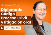 Diplomado: Código Procesal Civil y litigación oral. Hasta 7 ENE libros gratis y pago en dos cuotas