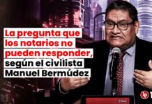 La pregunta que los notarios no pueden responder, según el civilista Manuel Bermúdez