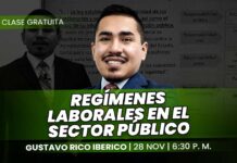 Clase gratuita sobre regímenes laborales en el sector público. Llena el formulario para recibir las diapositivas