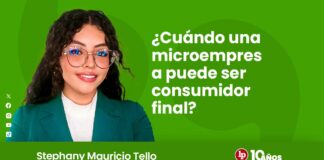 ¿Cuándo una microempresa puede ser consumidor final?