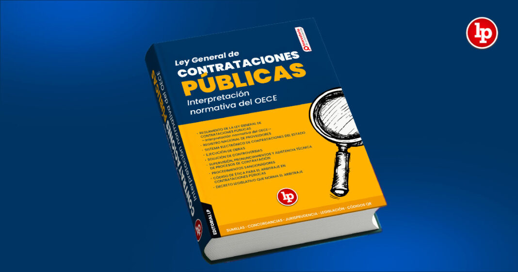 2025--LEY 32069-LIBRO-LPDERECHO