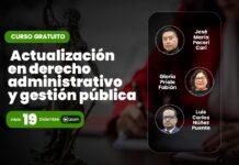 Curso gratuito «Actualización en derecho administrativo y gestión pública». Inicio 19 DIC