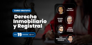 Curso gratuito «Derecho inmobiliario y registral». Inicio 19 DIC