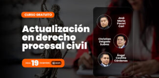 Curso gratuito de actualización en derecho procesal civil. Inicio 19 DIC