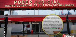 Servidora judicial denuncia que extorsionadores le piden «colaboración» de S/50 000
