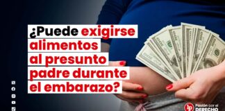 ¿Puede exigirse alimentos al presunto padre durante el embarazo?