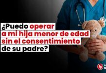 ¿Puedo operar a mi hija menor de edad sin el consentimiento de su padre? (operaciones estéticas)